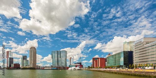 Panoramic view of Rotterdam, The Netherlands