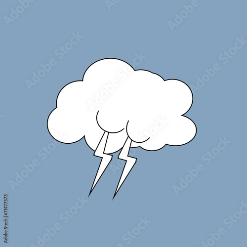 storm cloud icon