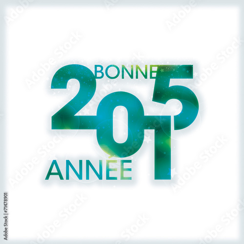 Bonne année 2015 vert