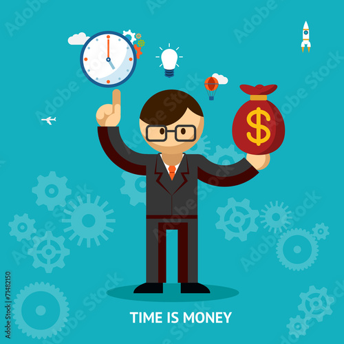 Time Is Money business concept