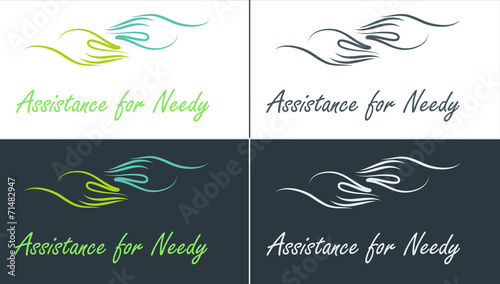 Logo help, care for needy