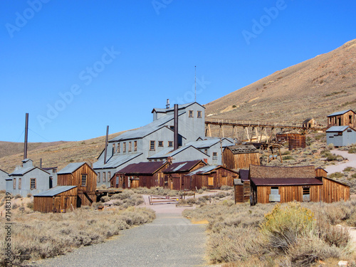 Abandoned gold processing plant, Bodie, Ghost Town, California