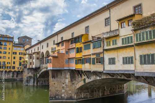 Colorful Ponte Vecchio in the old center of Florence © venemama