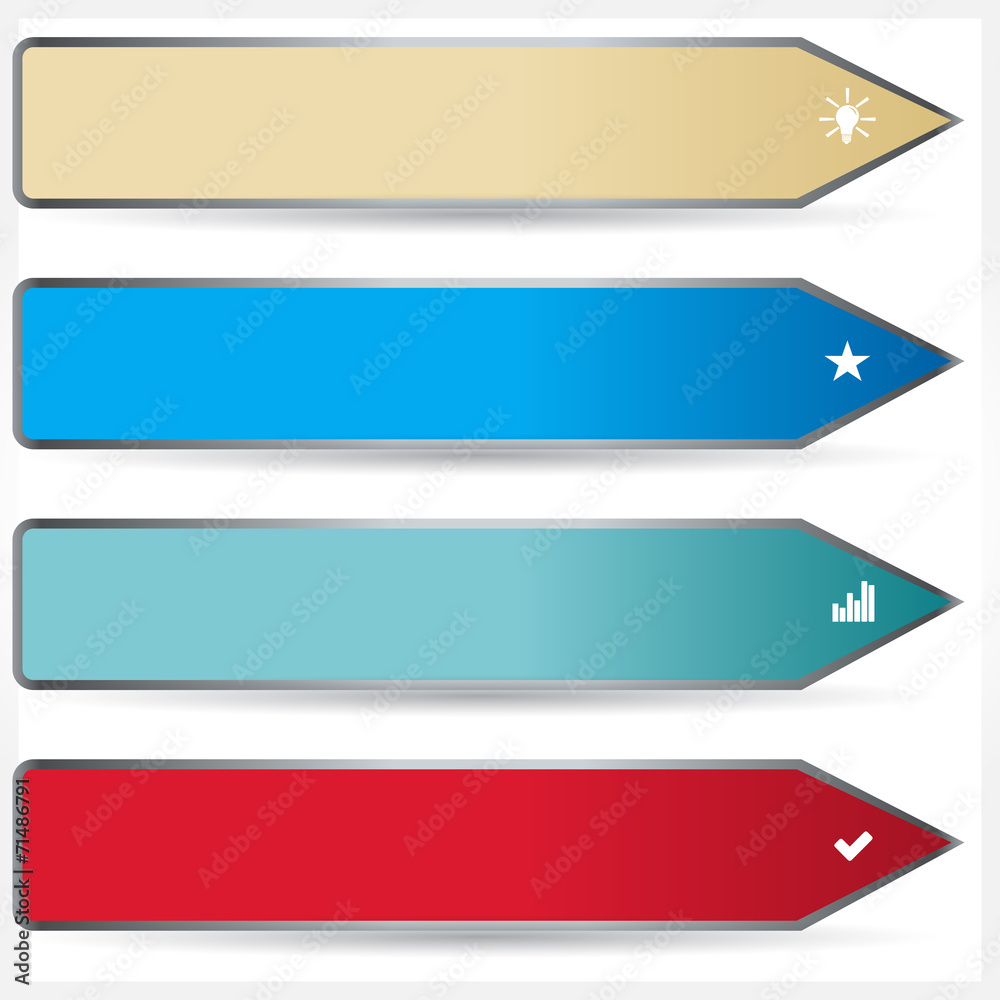 Illustration of modern design template Illustration of modern design template