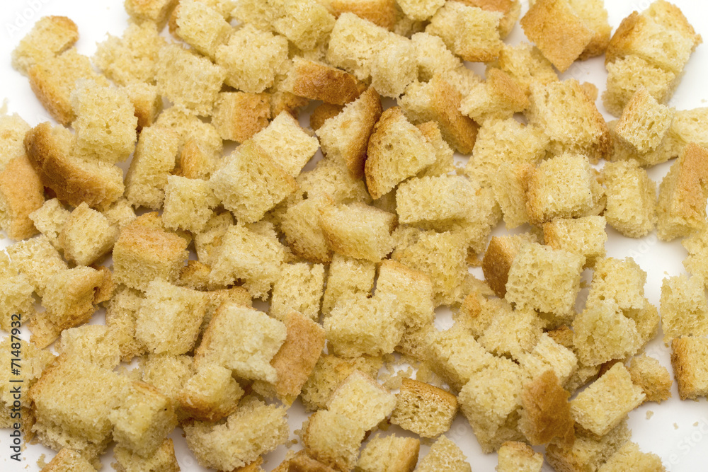 crackers on the white background crackers on the white background