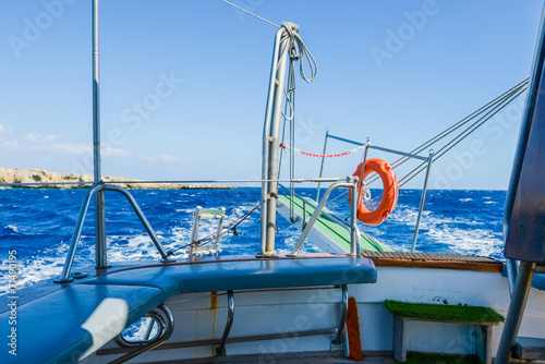 gangway of the ship Sea