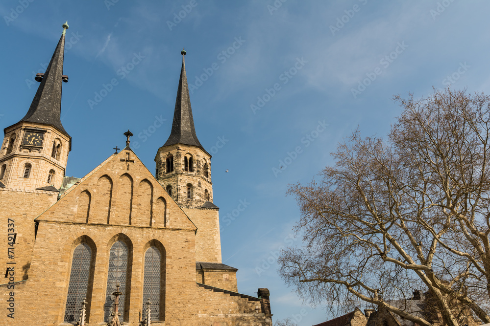 Obraz premium Schloss Merseburg im Frühjahr