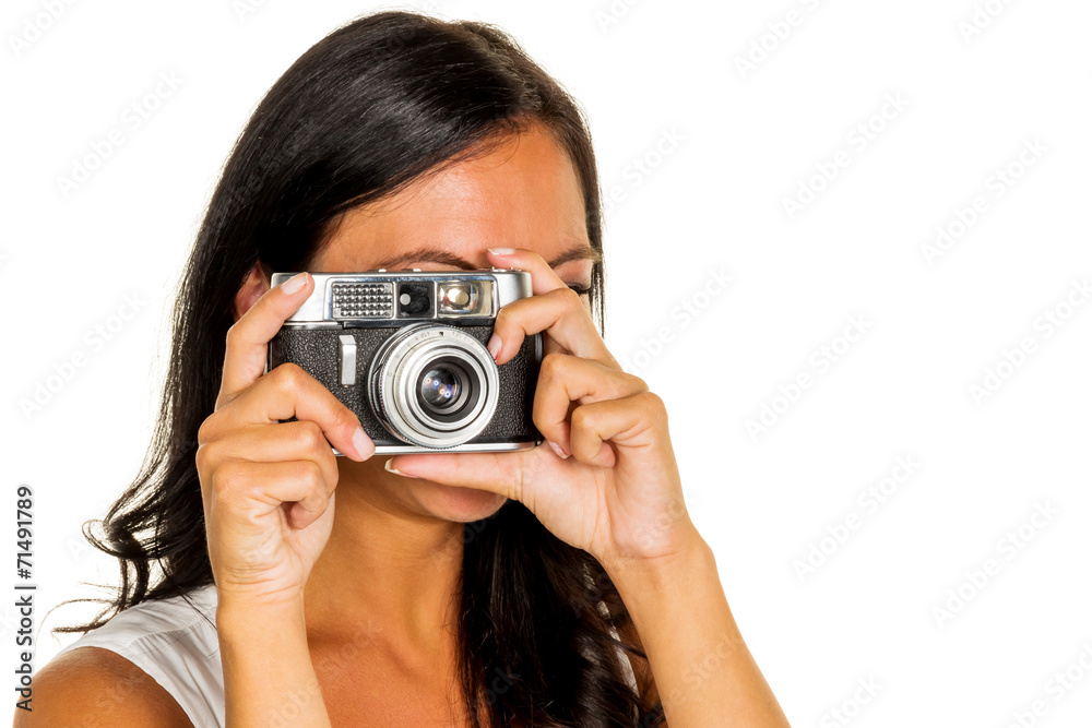 Frau fotografiert Frau fotografiert