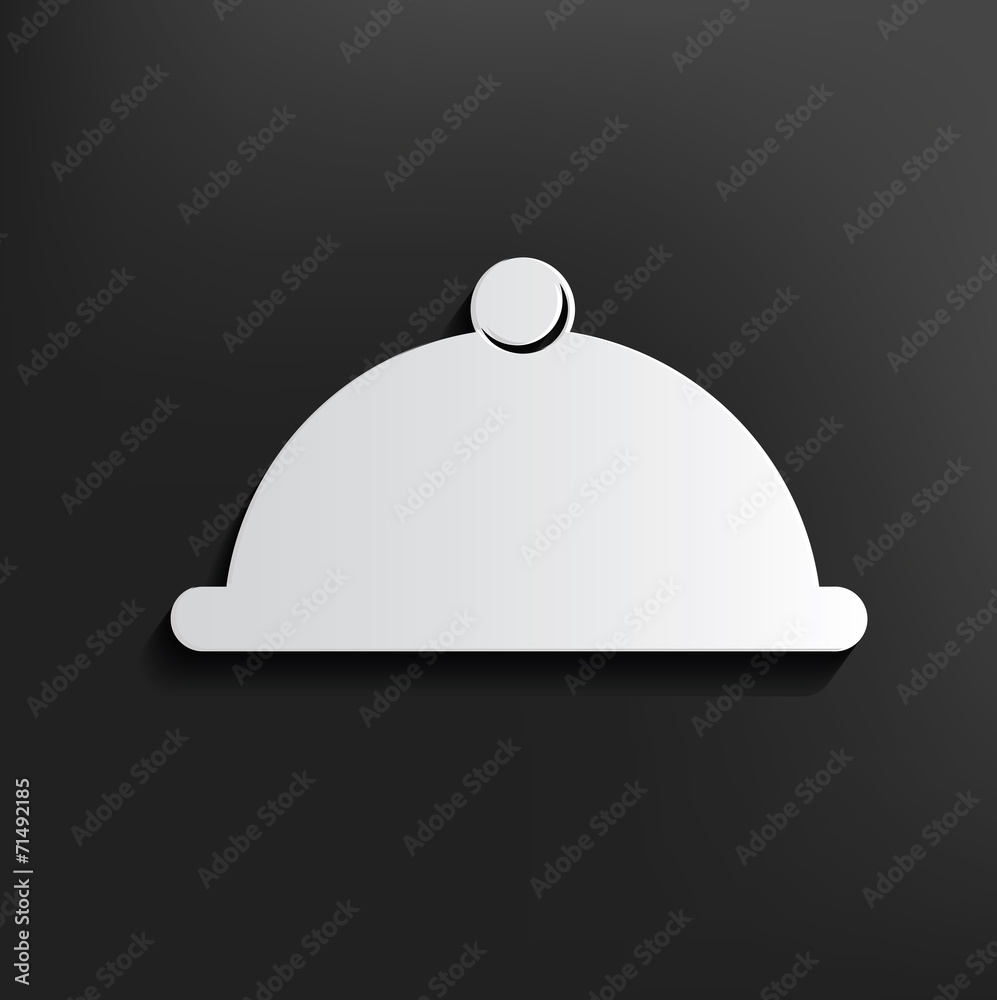 Food symbol on dark background,clean vector Food symbol on dark background,clean vector