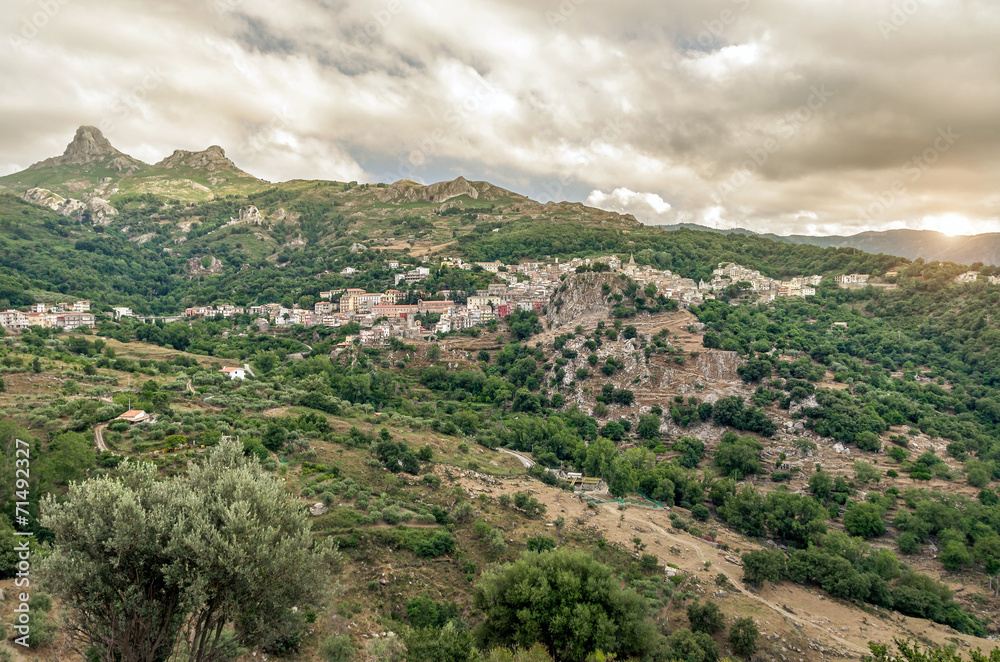 Sicilian picturesque village, Novara di Sicilia, Messina.