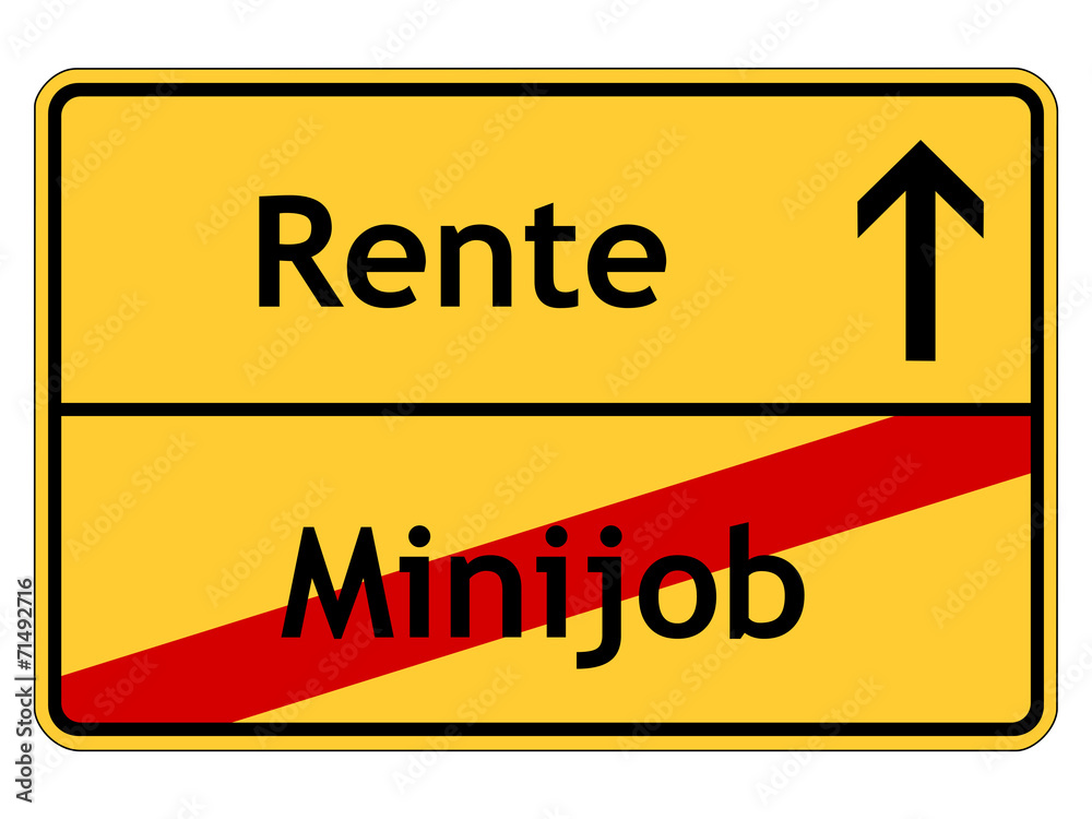 Rente statt Minijob Rente statt Minijob