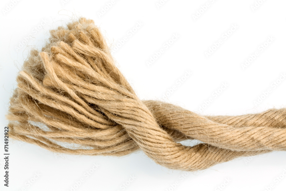 Stück eines Seils
