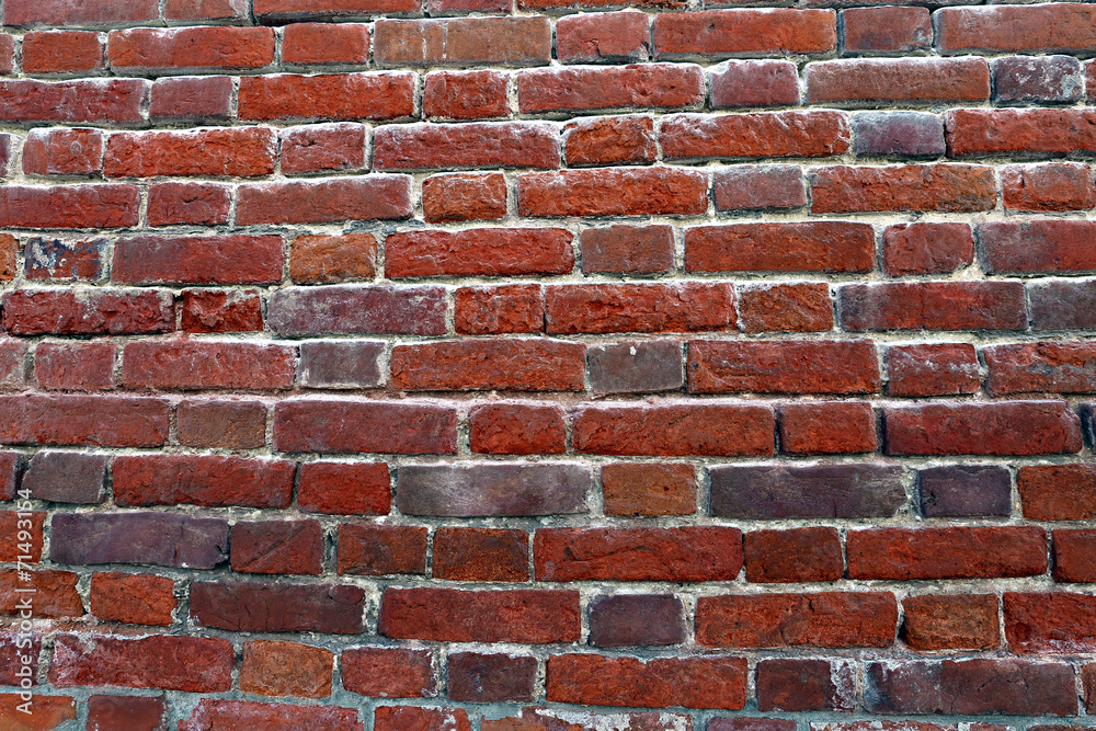 Texture of a brick wall Texture of a brick wall
