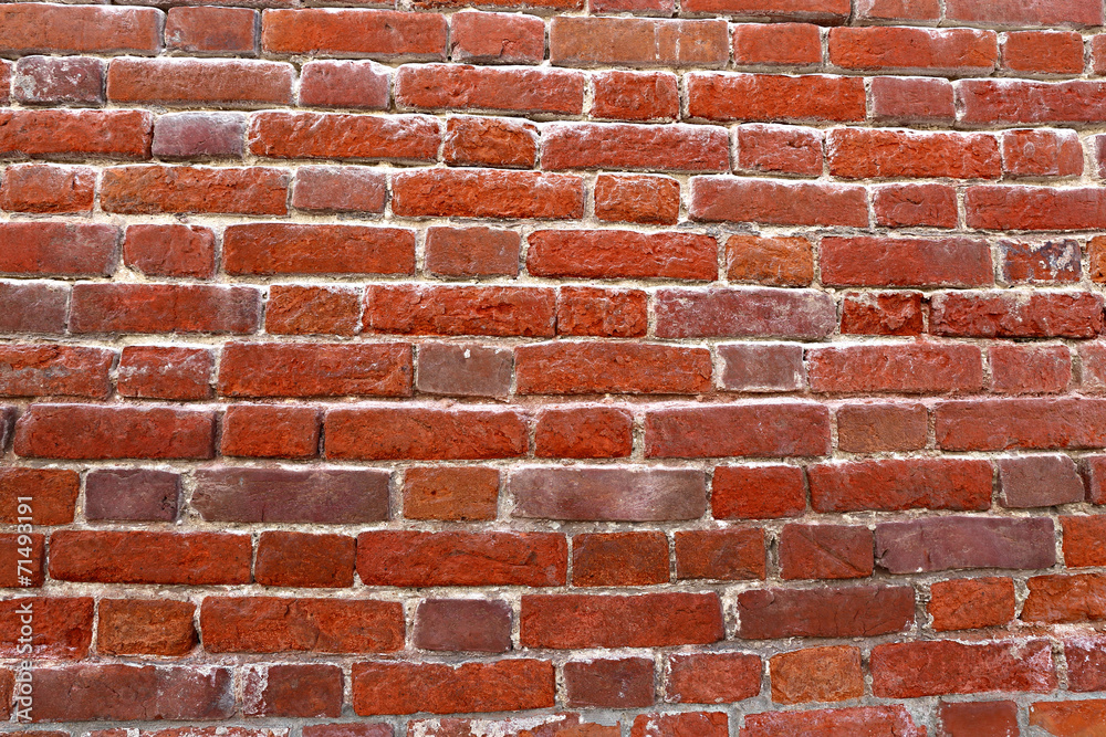 Texture of a brick wall Texture of a brick wall