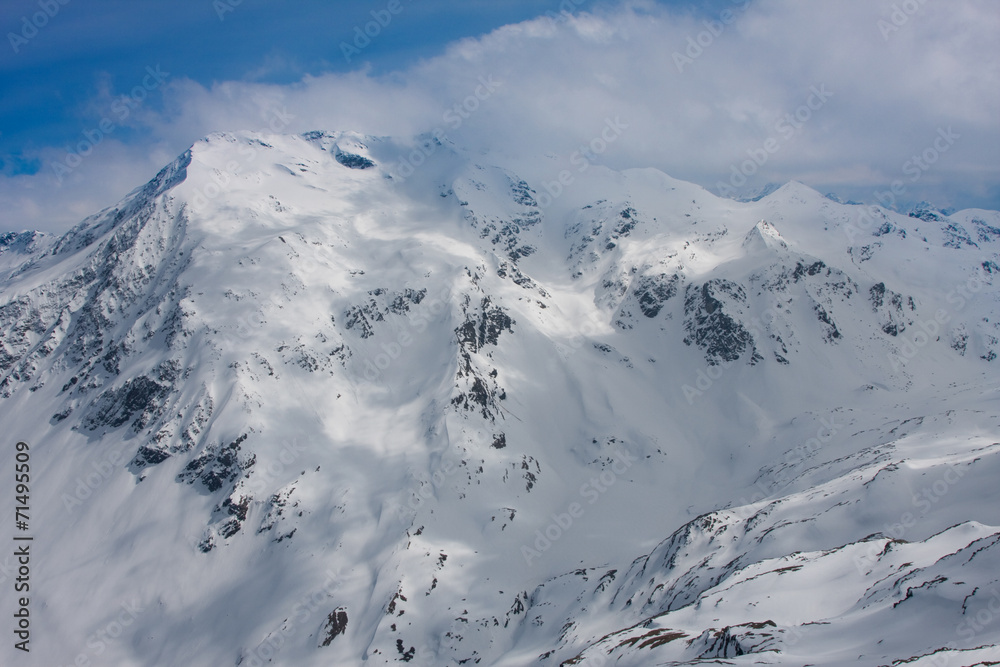 Snowy mountains