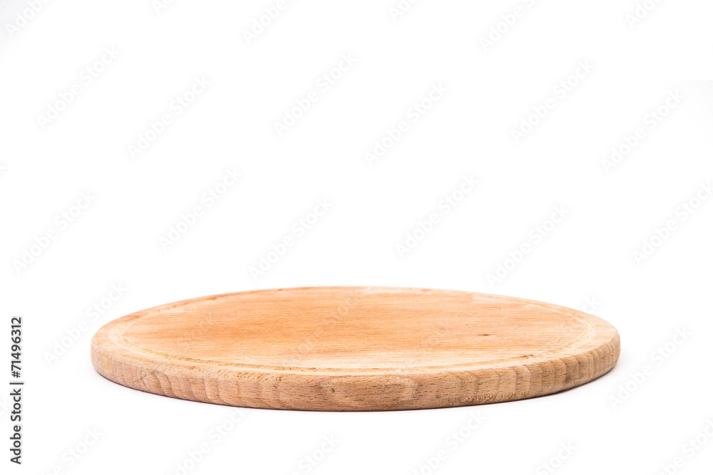 Wooden chopping board isolated on white background Wooden chopping board isolated on white background