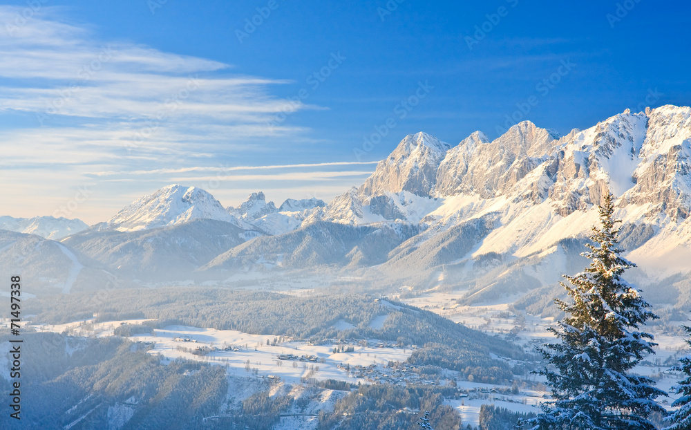 Mountain landscape. Schladming. Austria Mountain landscape. Schladming. Austria
