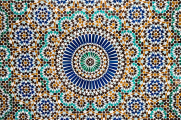 moroccan vintage tile background
