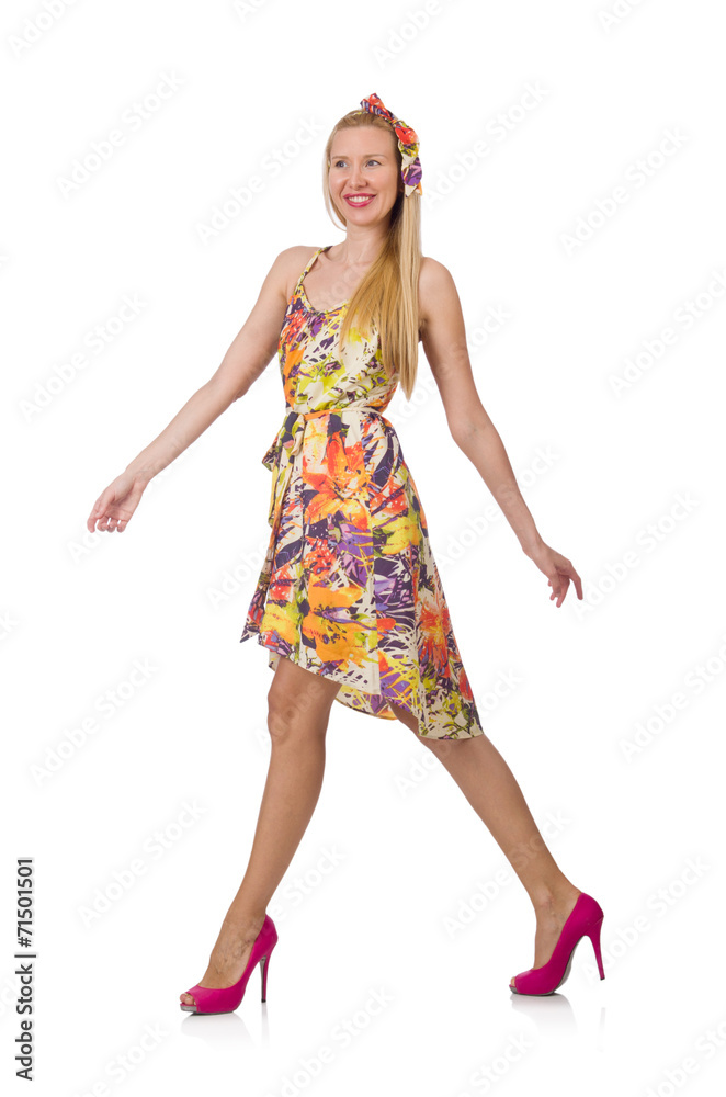 Young woman in fashion concept Young woman in fashion concept
