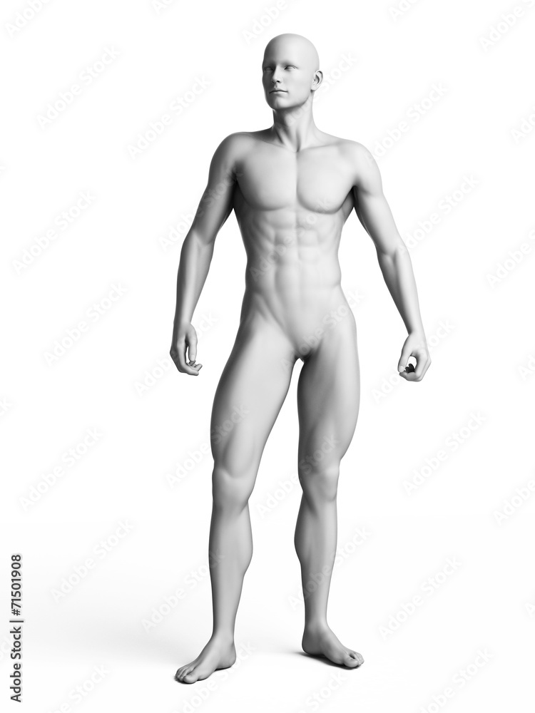 3d rendered illustration of a white man 3d rendered illustration of a white man