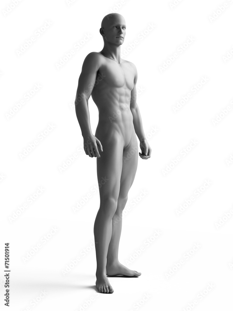 3d rendered illustration of a white man 3d rendered illustration of a white man