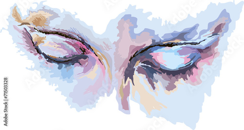 Female Eyes Vector