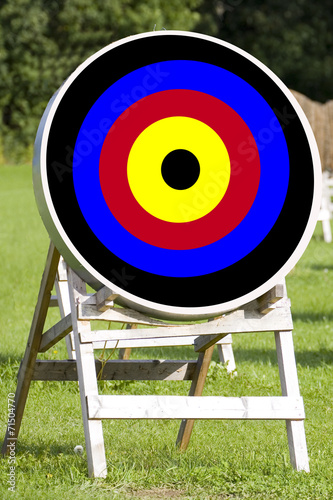 Obraz na płótnie Zielscheibe bulls eye