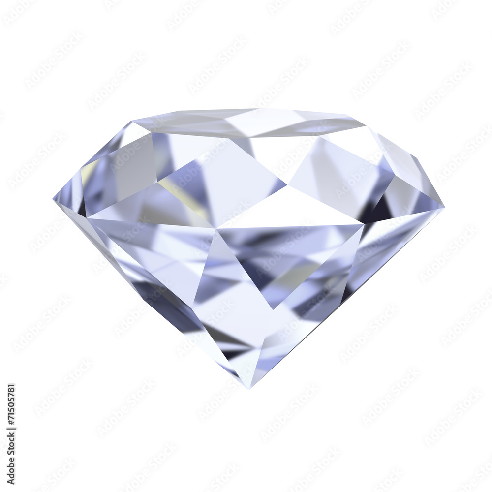 diamond 3d render illustration