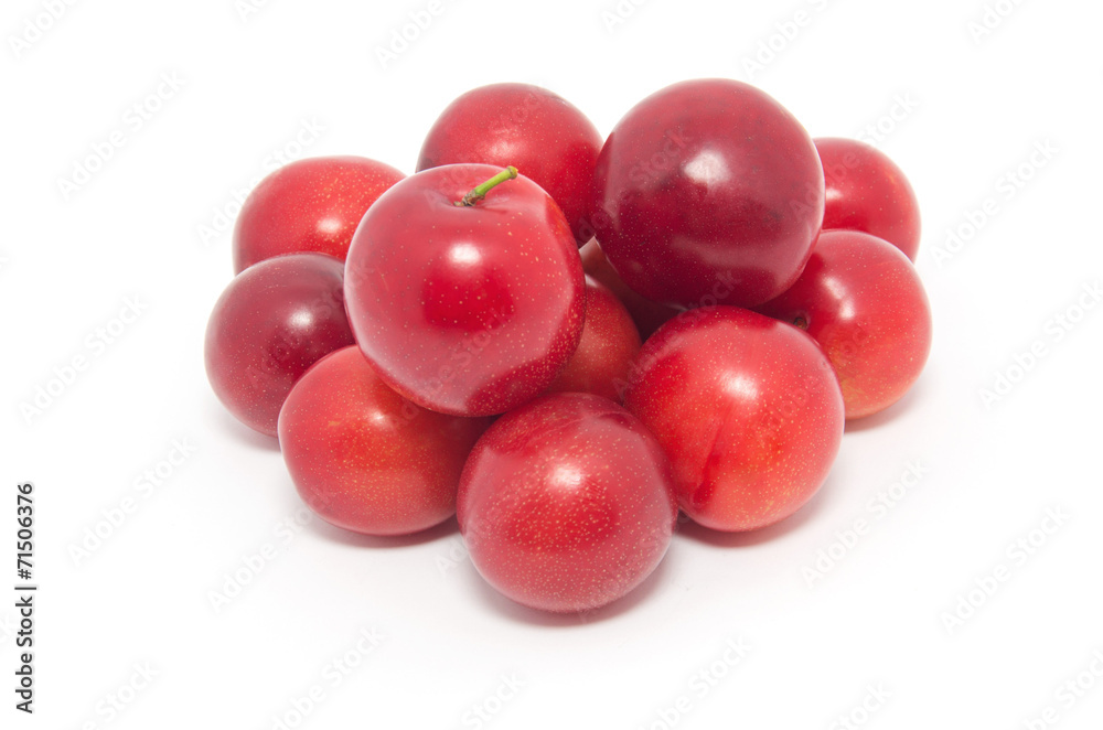 Ripe plum fruit