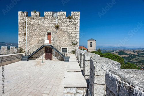 Above the castle photo