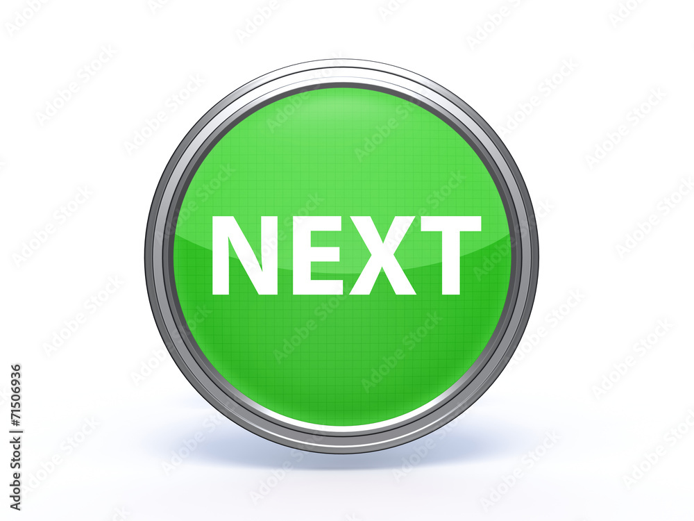 next circular icon on white background next circular icon on white background