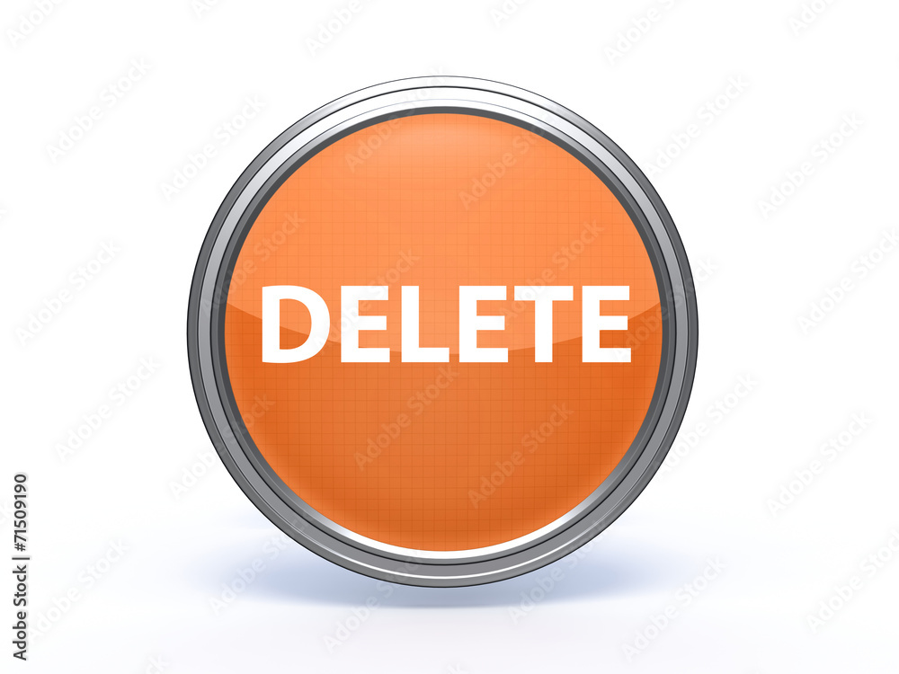 delete circular icon on white background delete circular icon on white background