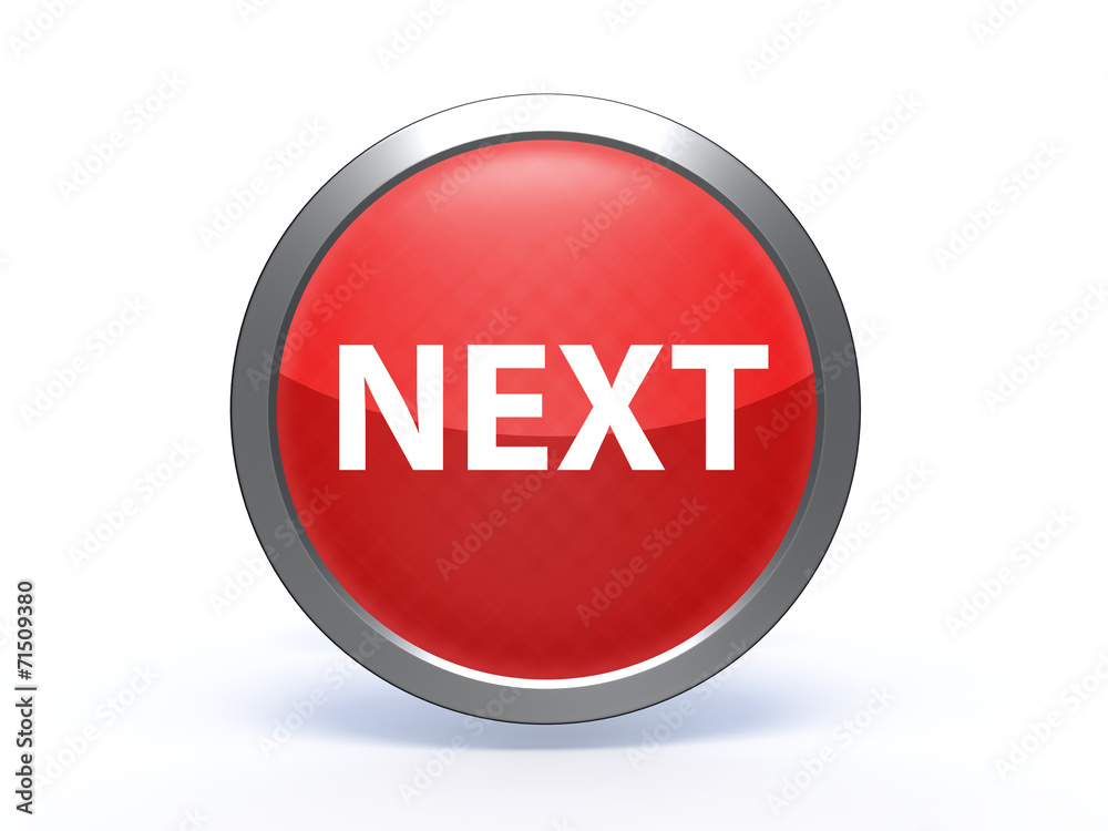 next circular icon on white background next circular icon on white background