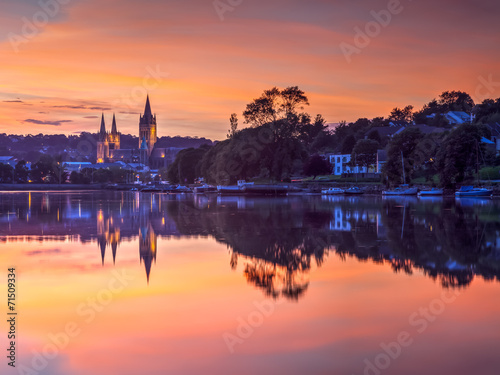 Truro Cornwall England Sunset