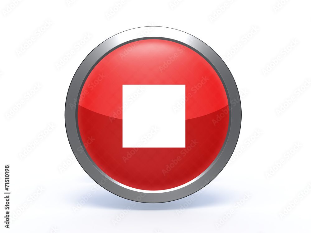 stop circular icon on white background stop circular icon on white background
