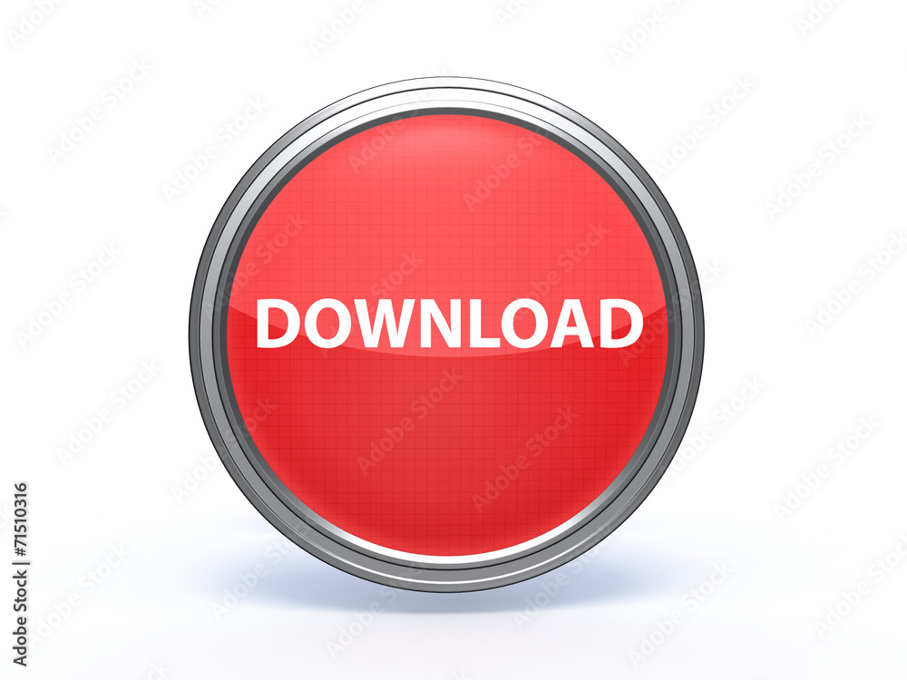download circular icon on white background download circular icon on white background