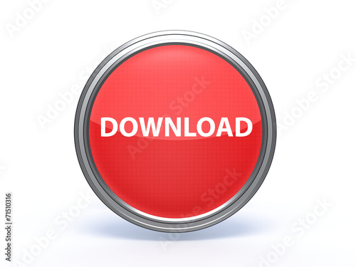Free Download download circular icon on white background - GFXLoad