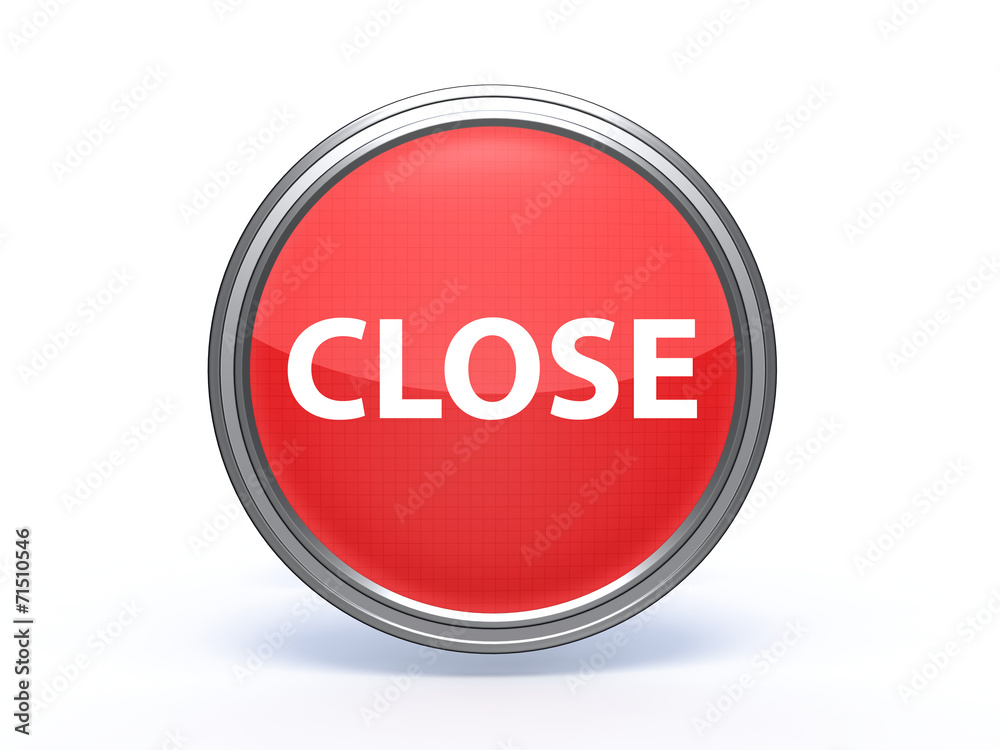 close circular icon on white background close circular icon on white background