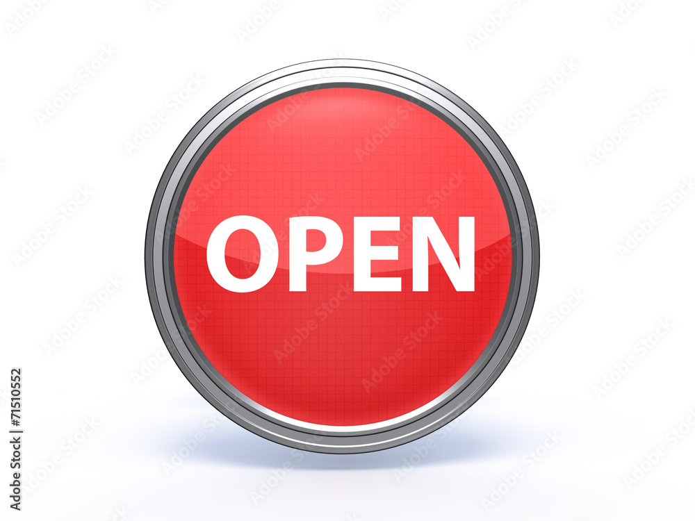 open circular icon on white background open circular icon on white background