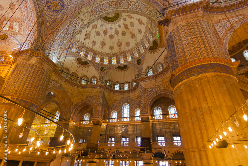 Obraz premium LAS CUPULAS DE LA MEZQUITA AZUL