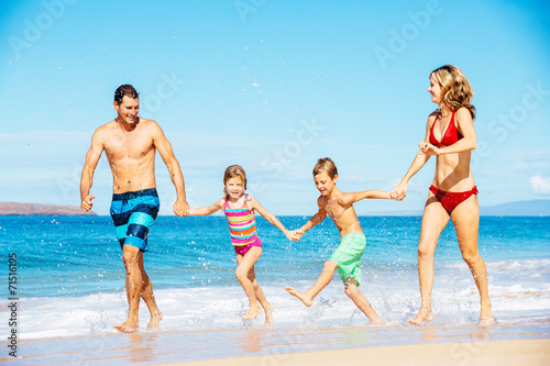 Family on the Beach