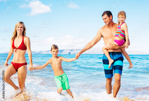 Family on the Beach