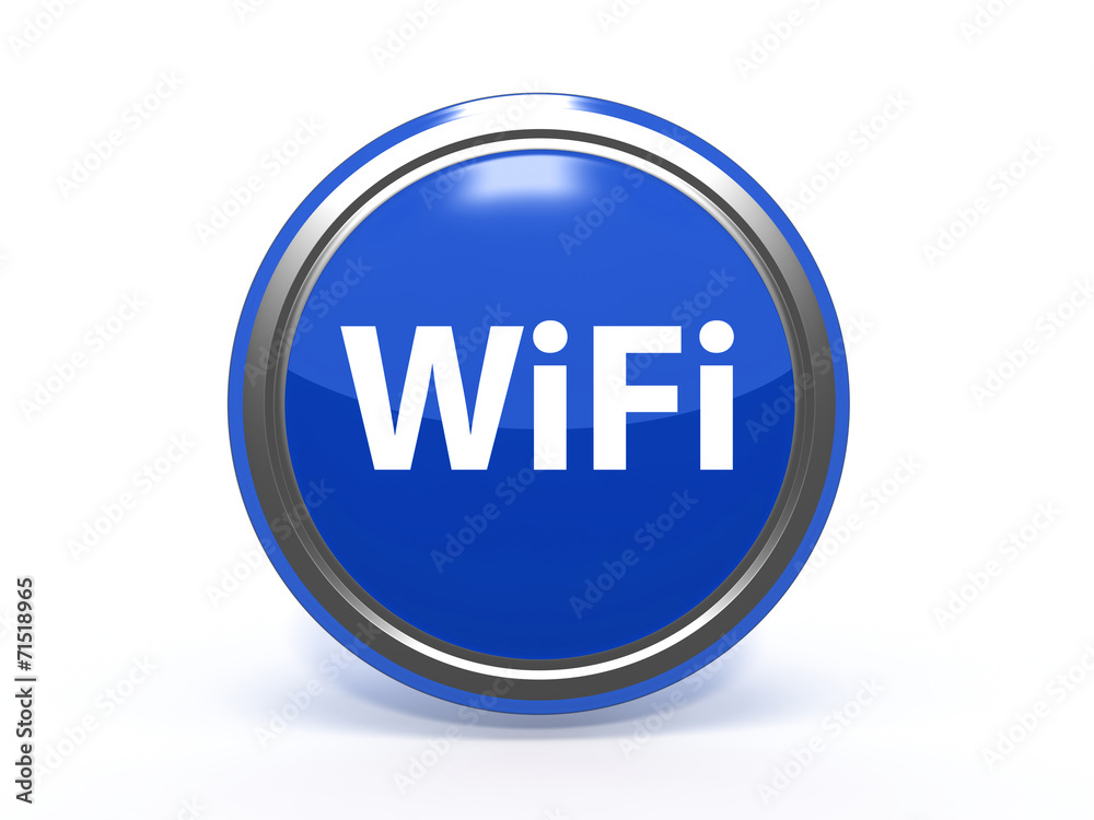 wifi circular icon on white background wifi circular icon on white background