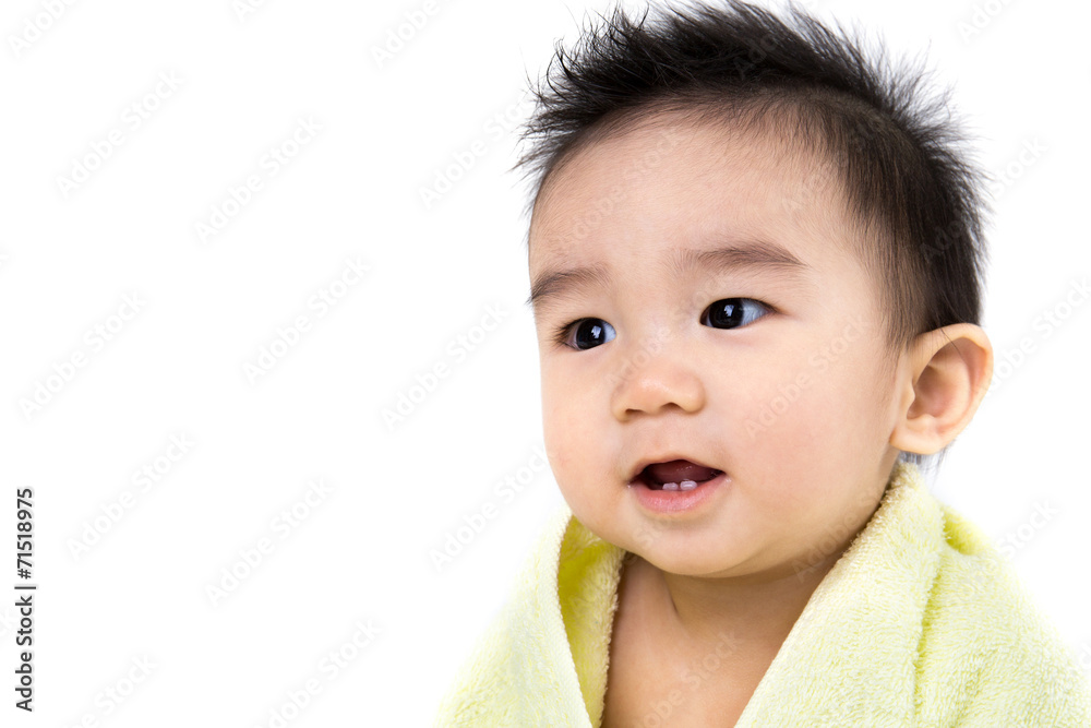 Beautiful smiling asian cute baby Beautiful smiling asian cute baby