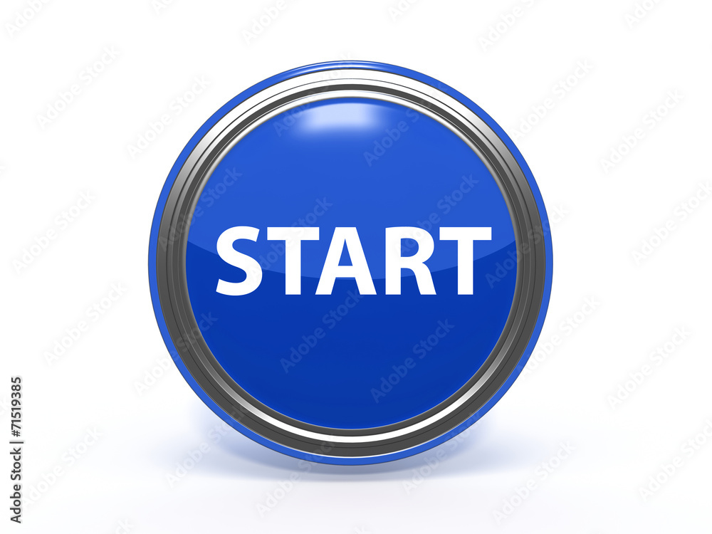 start circular icon on white background start circular icon on white background
