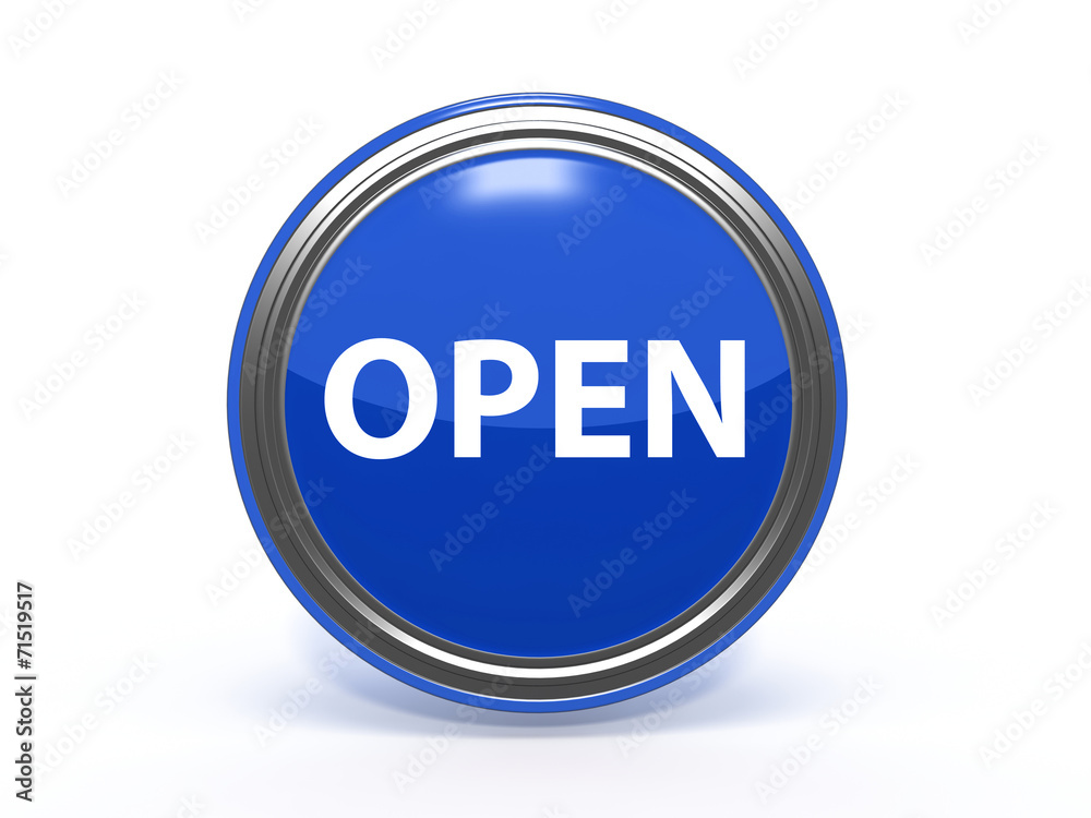 open circular icon on white background open circular icon on white background