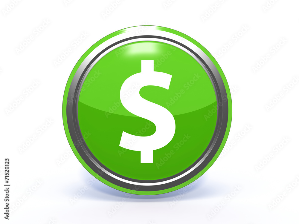money circular icon on white background