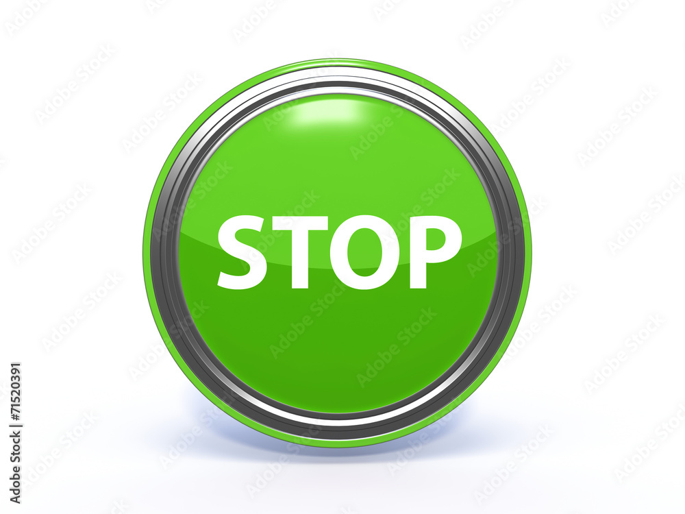 stop circular icon on white background stop circular icon on white background