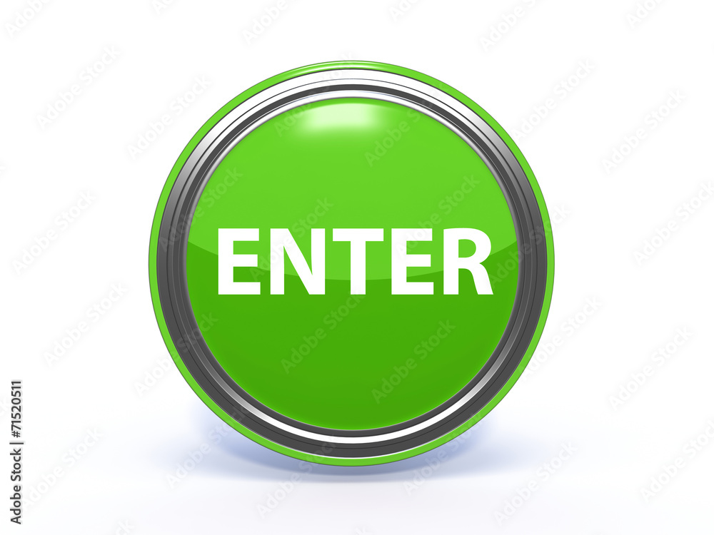 enter circular icon on white background enter circular icon on white background