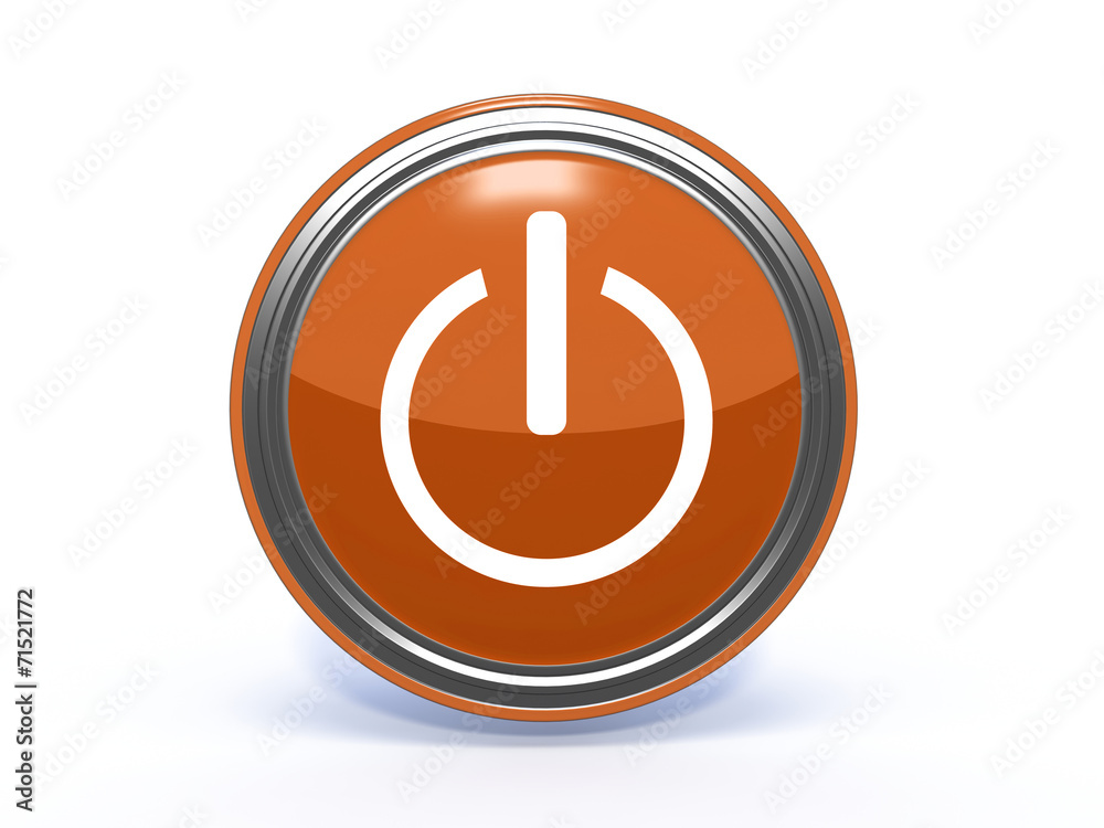 power circular icon on white background power circular icon on white background
